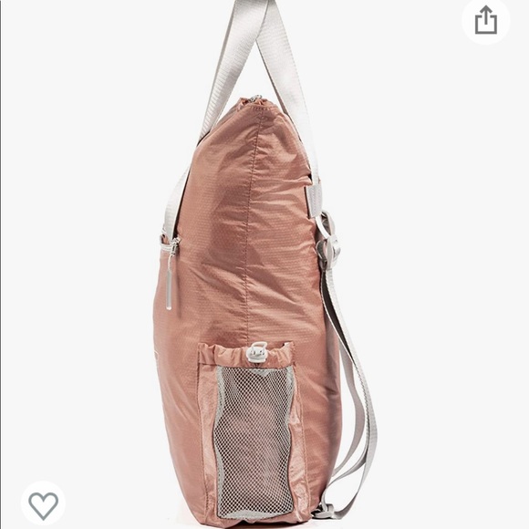 One Savvy Girl Foldable Backpack Rose Gold - Picture 6 of 6